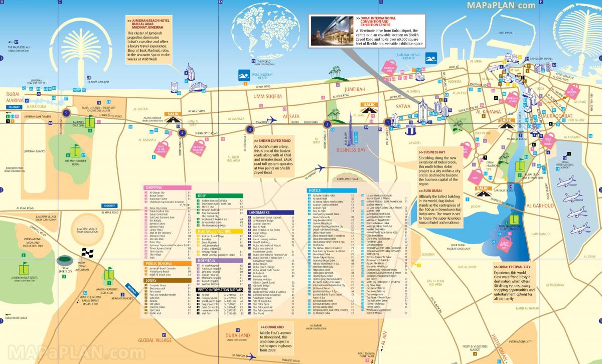 რუკა burj khalifa