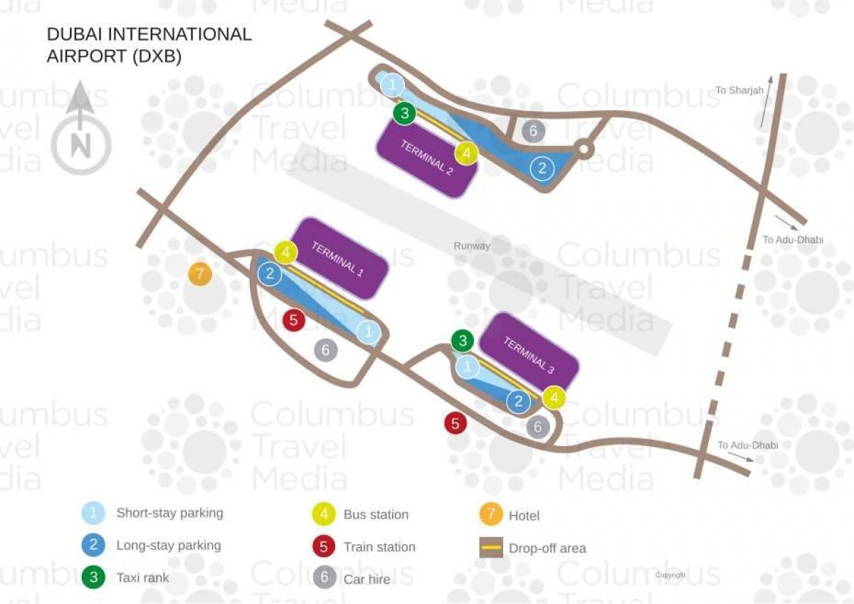 რუკა დუბაის აეროპორტში