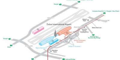 Dxb აეროპორტის რუკა