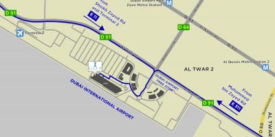 რუკა დუბაის აეროპორტის თავისუფალ ზონაში