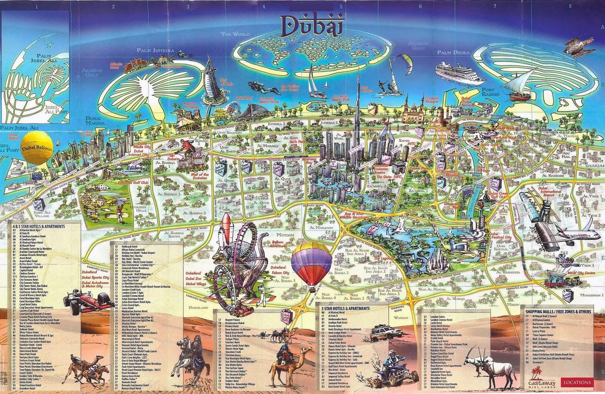 3d რუკა დუბაიში