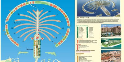 რუკა Palm Jumeirah დუბაიში